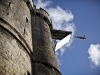 Alain Kohl of Luxembourg dives from the 27.5 metre platform during the fourth stop of the Red Bull Cliff Diving World Series at the Saint Nicolas Tower in La Rochelle, France on June 18th 2011.